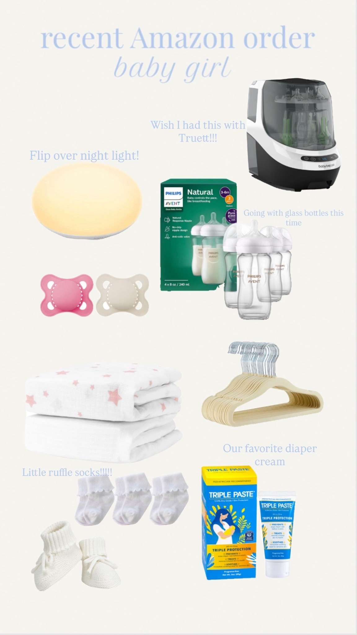 Recent Amazon order for baby girl!!

#LTKBaby #LTKBump #LTKGiftGuide