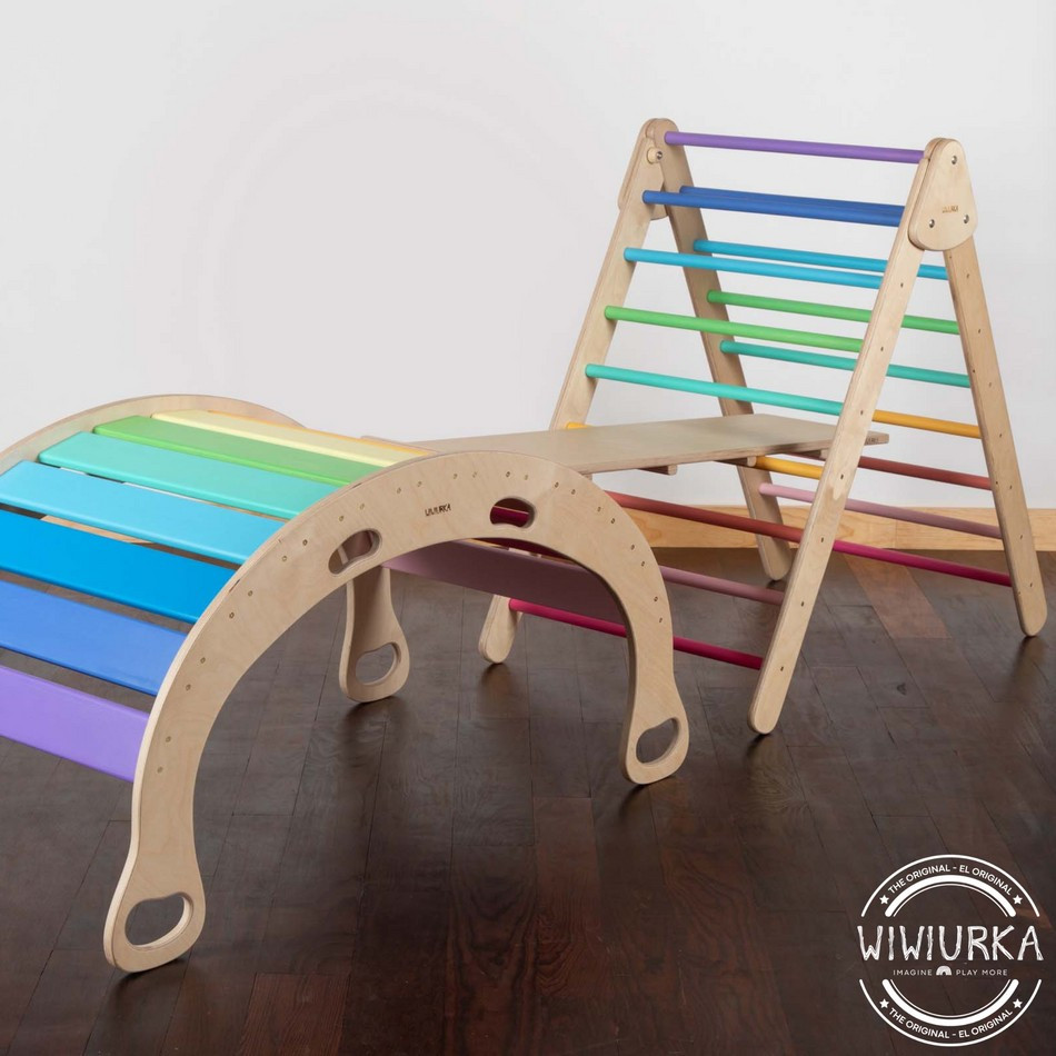 KIDS JUNGLE GYM SET OF THREE PIECES | Wiwiurka