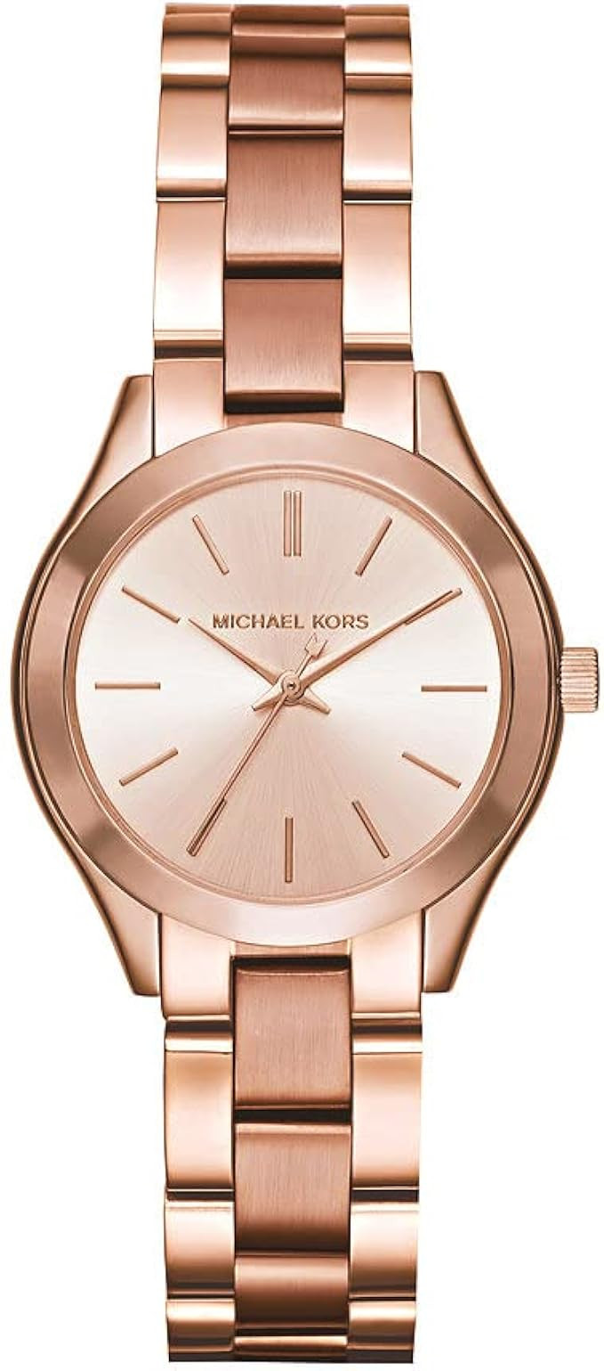 Michael Kors Mini Slim Runway Stainless Steel Watch | Amazon (US)