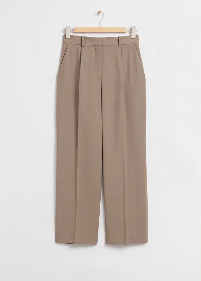 Tailored Straight Wide-Leg Trousers | & Other Stories (EU + UK)