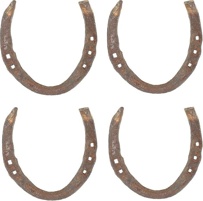 Wonder Care Authentic Used Horseshoe Good Luck Charm/Rustic/Auspicious Lucky Gift Cast Iron Real ... | Amazon (US)