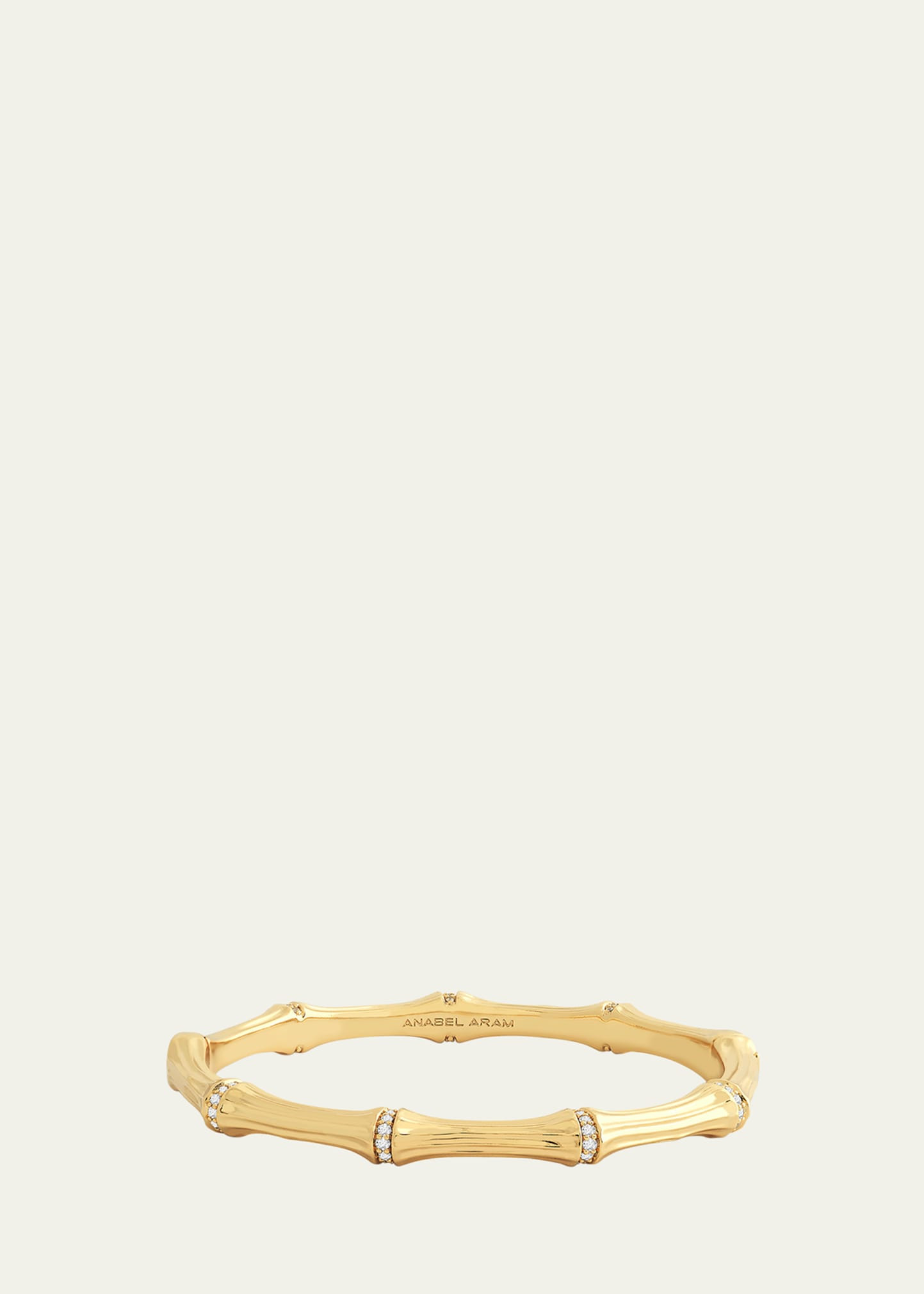 Anabel Aram Jewelry Cubic Zirconia Bamboo Bangle Bracelet | Bergdorf Goodman