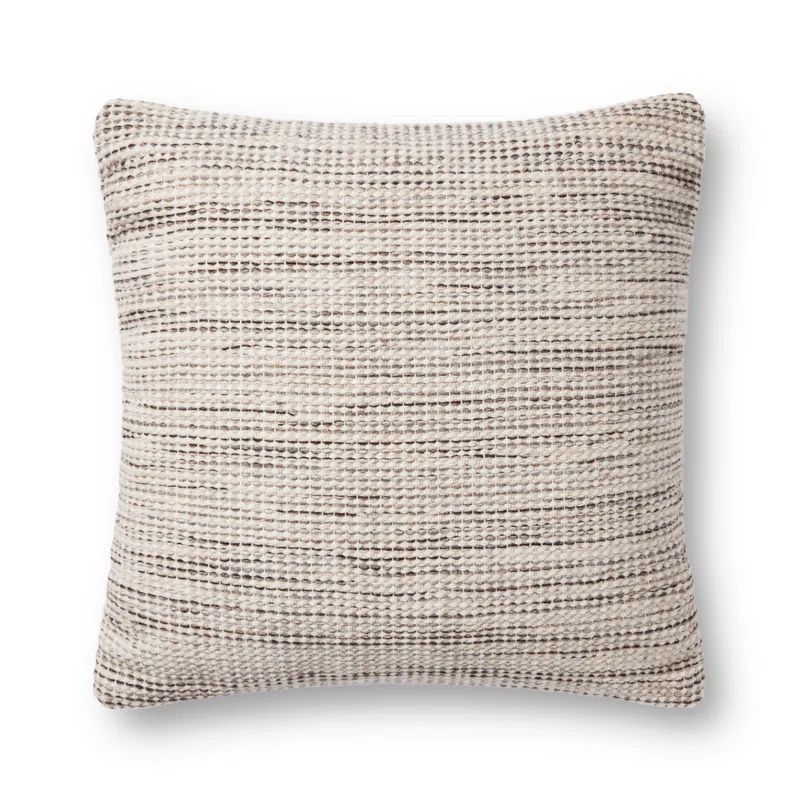 Amber Lewis x Loloi Morro Natural / Grey Pillow | Wayfair North America