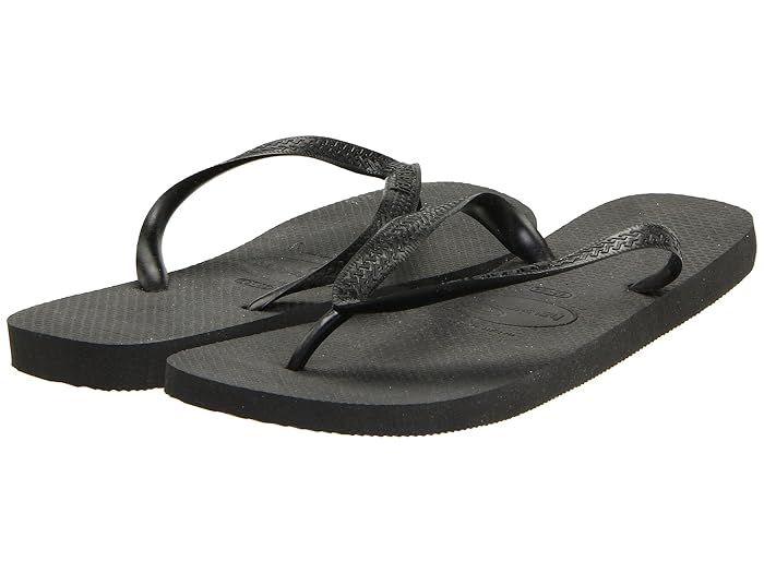 Havaianas Top Flip Flops (Black) Men's Sandals | Zappos