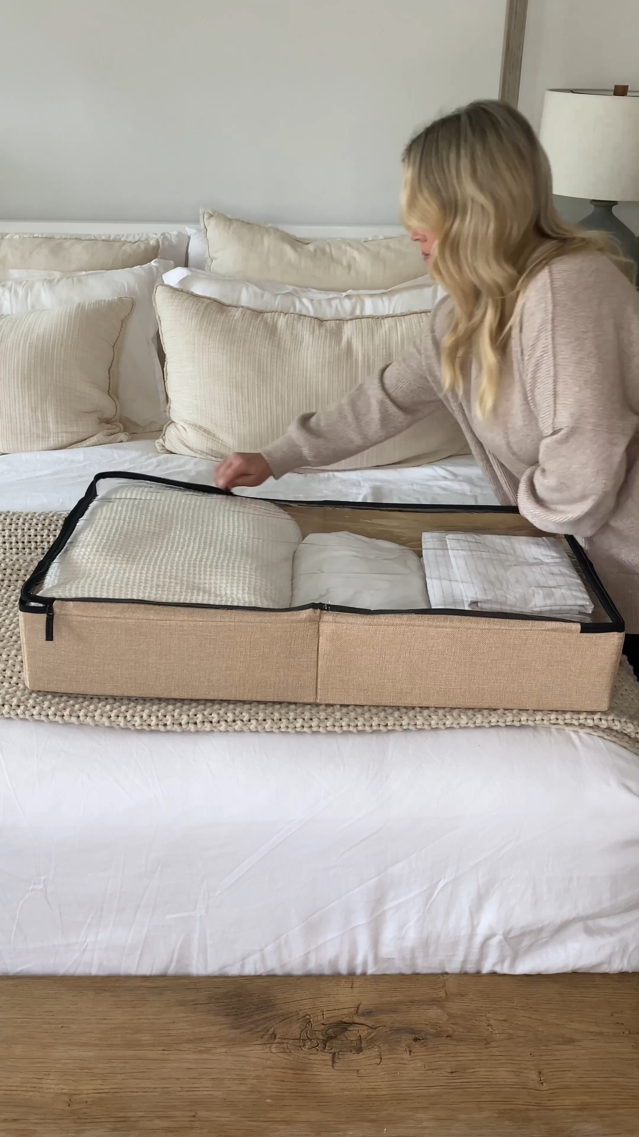 I use this best selling Amazon storage for holding my fresh extra bedding under my bed! 20% off bedding bundles with code SUMMERDREAM

Amazon home
Organization
Best sheets
Boll and branch



#LTKsalealert #LTKhome #LTKstyletip