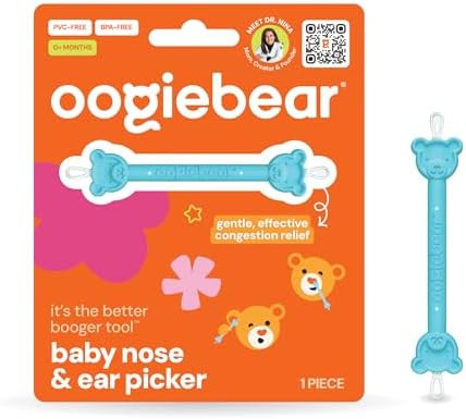 oogiebear Baby Nose Cleaner & Ear Wax Removal Tool - Safe Booger & Earwax Removal for Newborns, I... | Amazon (US)