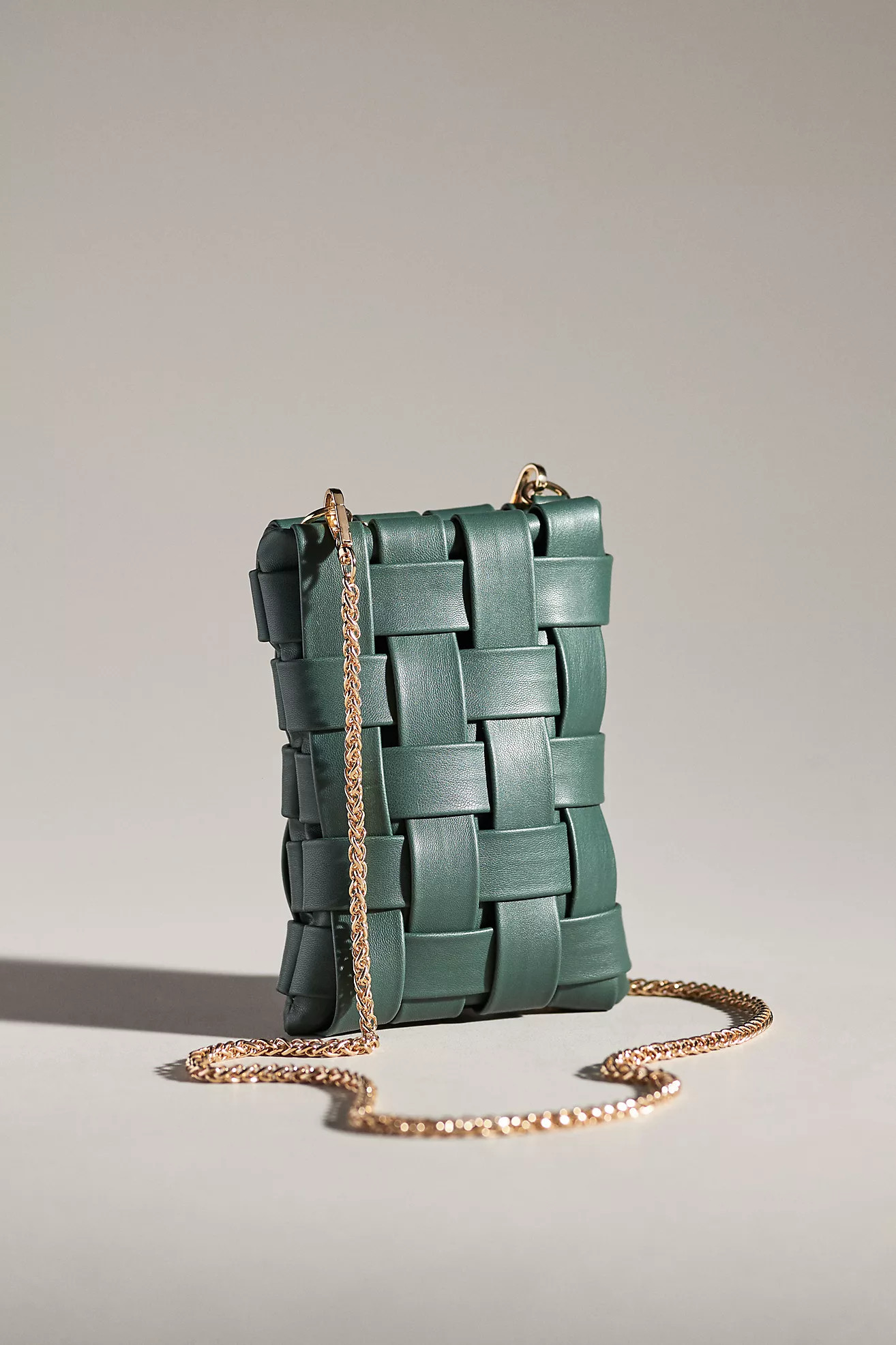 Lindy Woven Phone Case Crossbody Bag | Anthropologie (US)