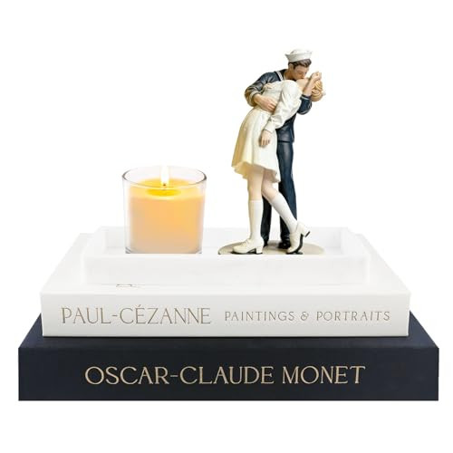 OUTDOORJERKER Decorative books for home decor fake books box set of 2|faux books for decoration on Bookshelf and Entry way table or book decor as coffee table books | Amazon (US)