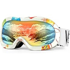 Kids Ski Goggles, Snowboard Goggles - VELAZZIO OTG Snow Goggles Anti-Fog Double-Layer Lenses, 100... | Amazon (US)