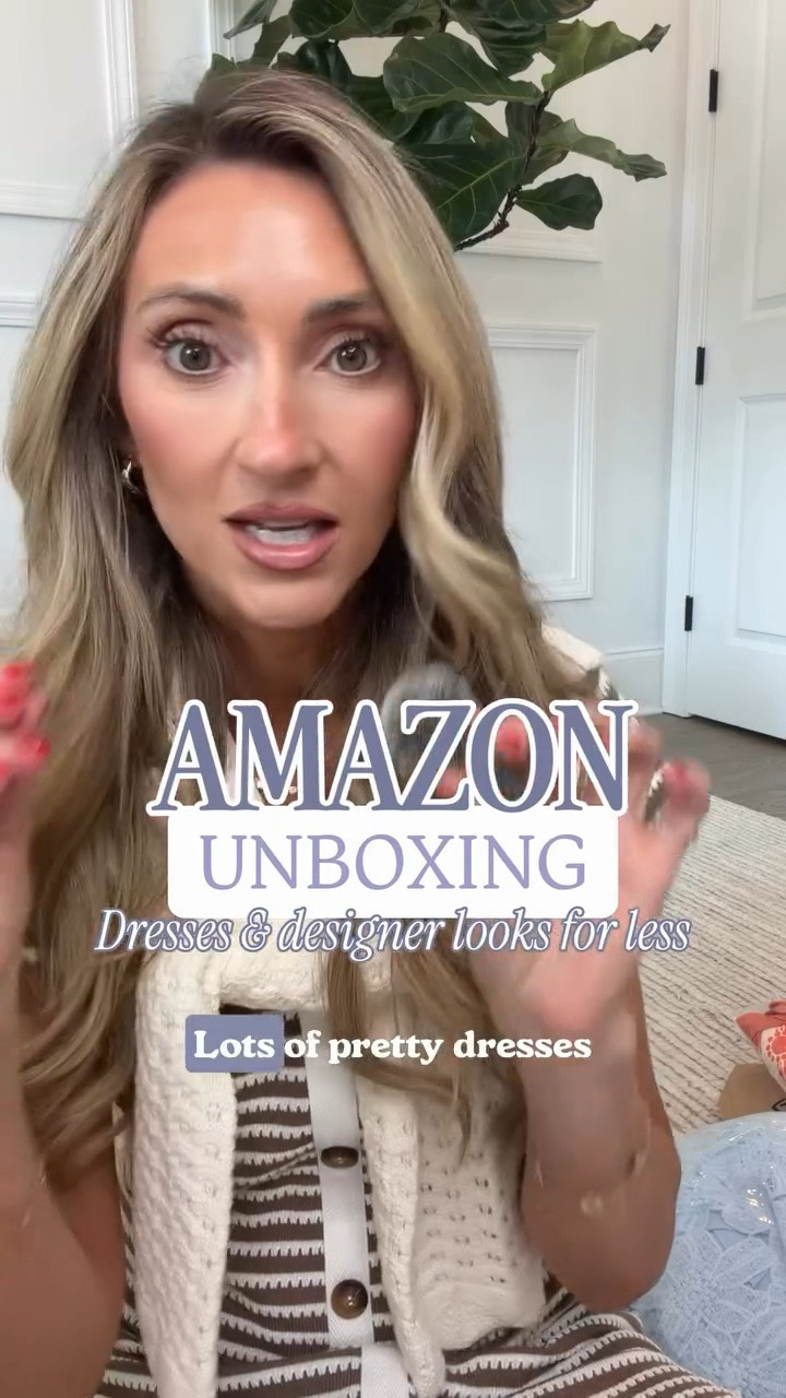 ✨ Amazon unboxing with pretty dresses and some good designer inspired looks 😎

Vacation dress, floral dress, eyelet, vacation outfits, summer dress, feminine style #momof4 #millennialstyle

#LTKSeasonal #LTKSaleAlert #LTKMothersDay