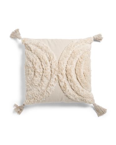 20x20 Tufted Pillow | TJ Maxx