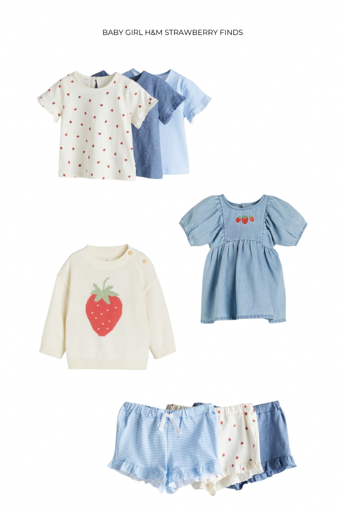 H& M 🍓 finds for baby girl/toddlerr 

#LTKSpringSale #LTKbaby #LTKkids