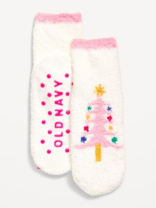 Gender-Neutral Printed Cozy Socks for Kids | Old Navy (US)
