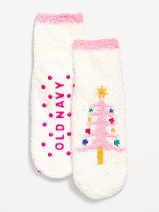 Gender-Neutral Printed Cozy Socks for Kids | Old Navy (US)
