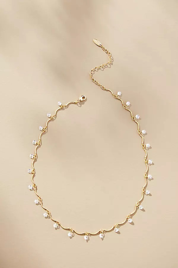 Drippy Crystal Necklace | Anthropologie (US)