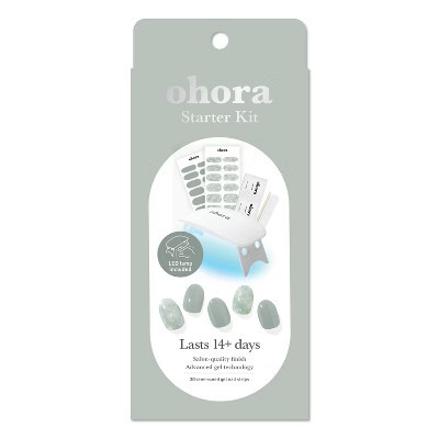 Ohora Gel Nail Design Starter Set - Emerald Whispers - 30ct | Target