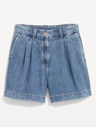Extra High-Waisted Taylor Trouser Shorts -- 5-inch inseam | Old Navy (US)