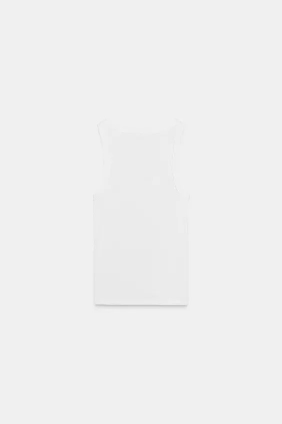 STRAPPY RIB TOP | Zara US