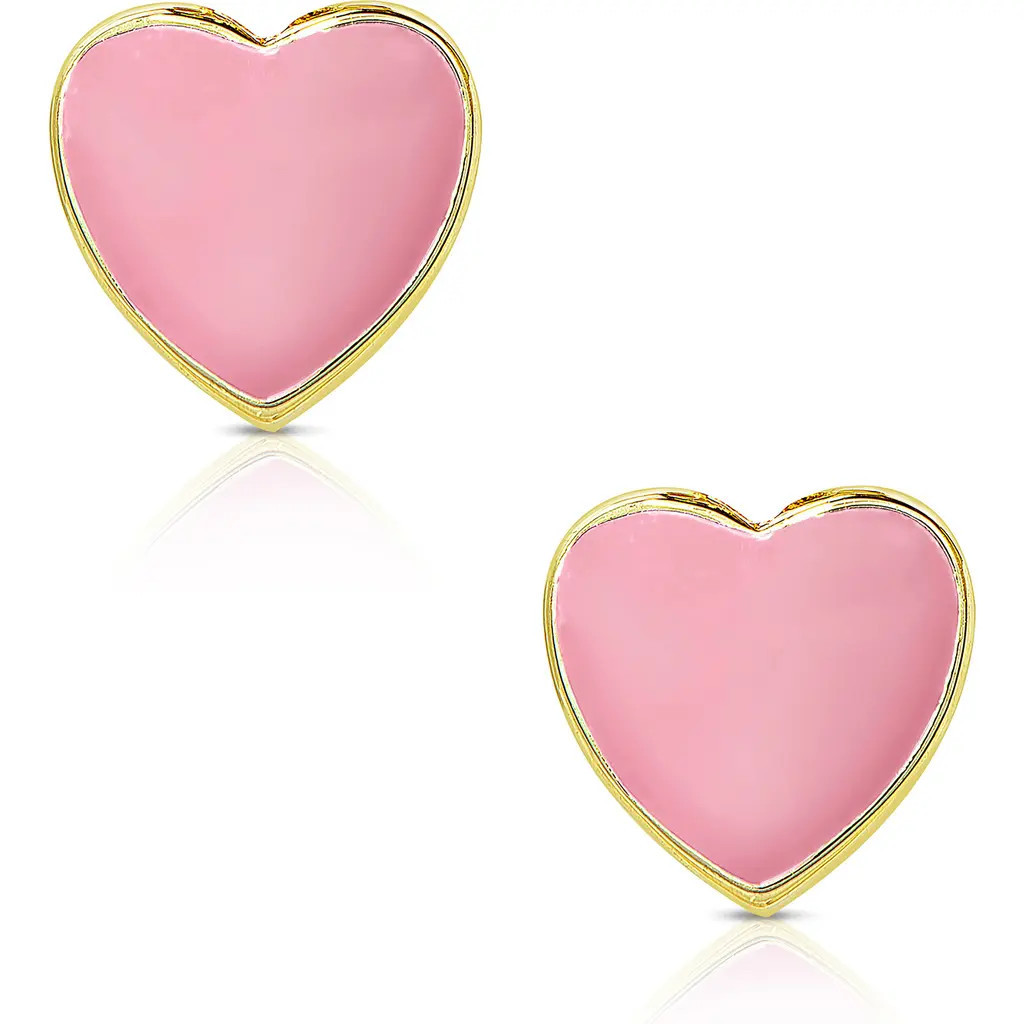 Lily Nily Heart Stud Earrings in Gold at Nordstrom | Nordstrom