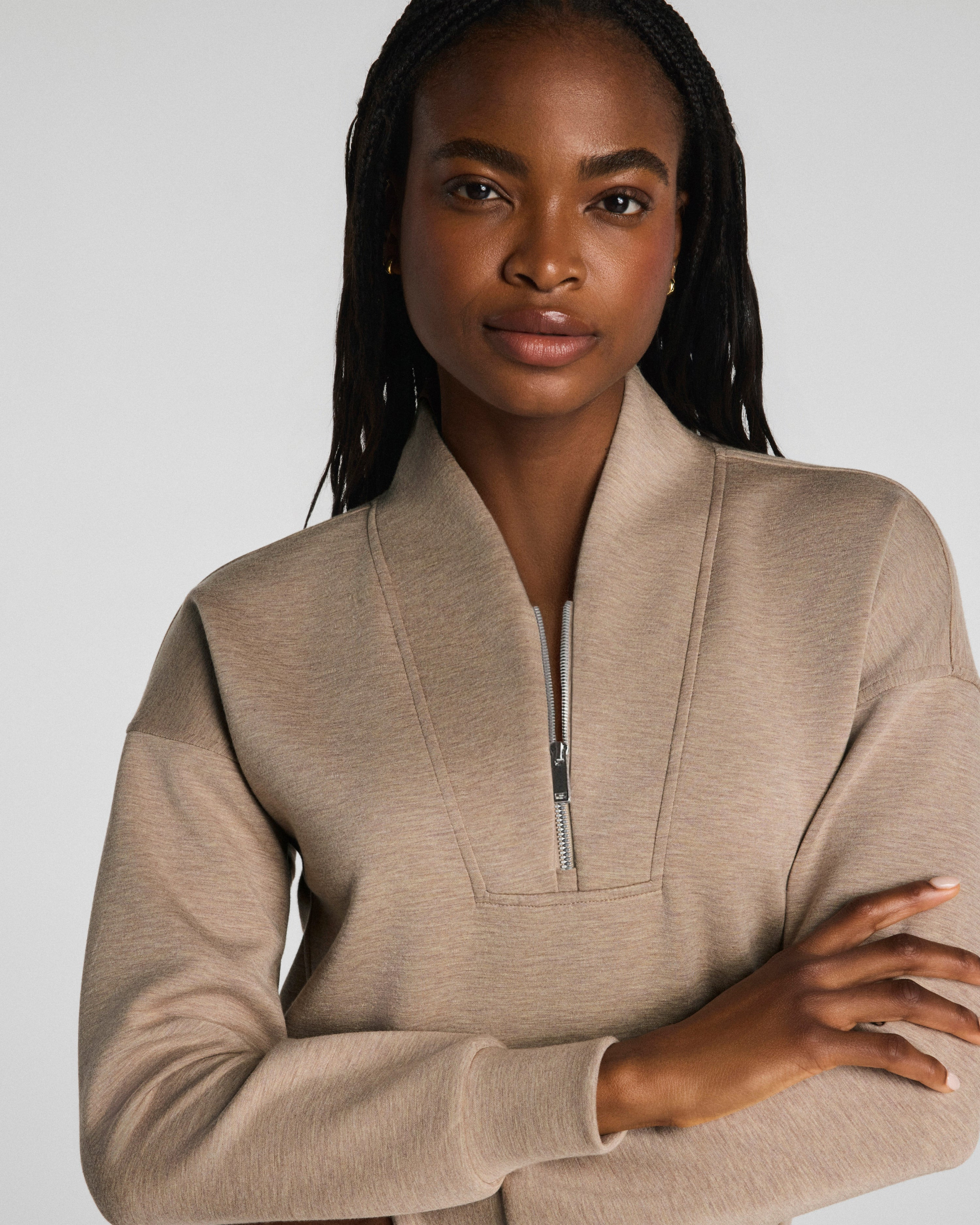 Shawl Collar Half Zip | Spanx