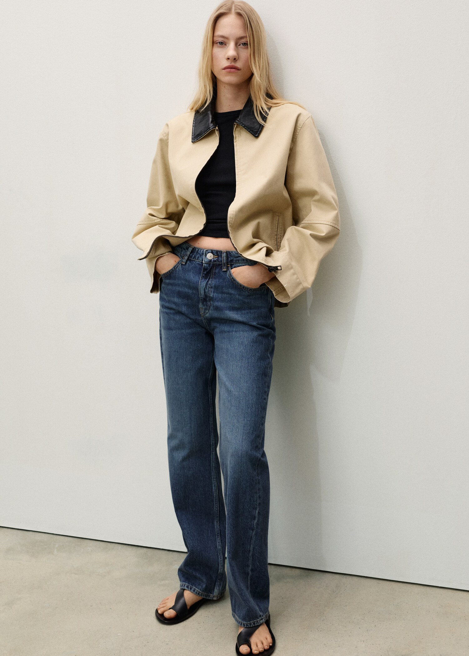 Matilda medium-rise straight-fit jeans - Women | MANGO USA | Mango (US/MX/AU)