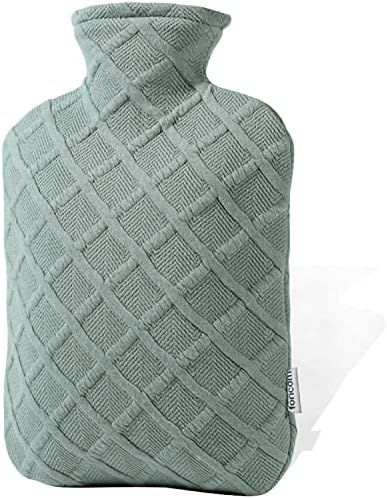 FORICOM Hot Water Bottle with Soft Cover 2.0L Large Classic BPA Free Hot Water Bag for Neck, Shoulde | Amazon (US)
