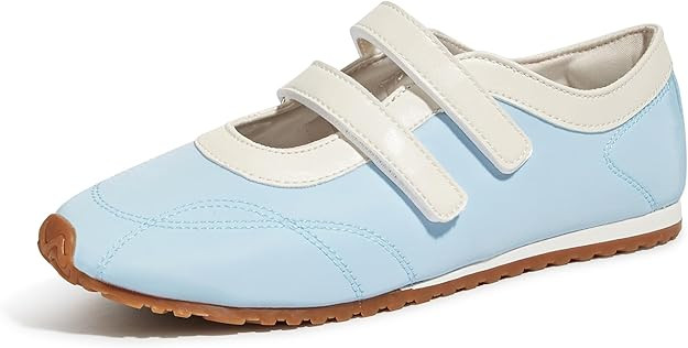 LUCKY STEP Women's Classic Mary Jane Flats Fashion Retro Sneakers Casual Thin Sole Hook and Loop ... | Amazon (US)