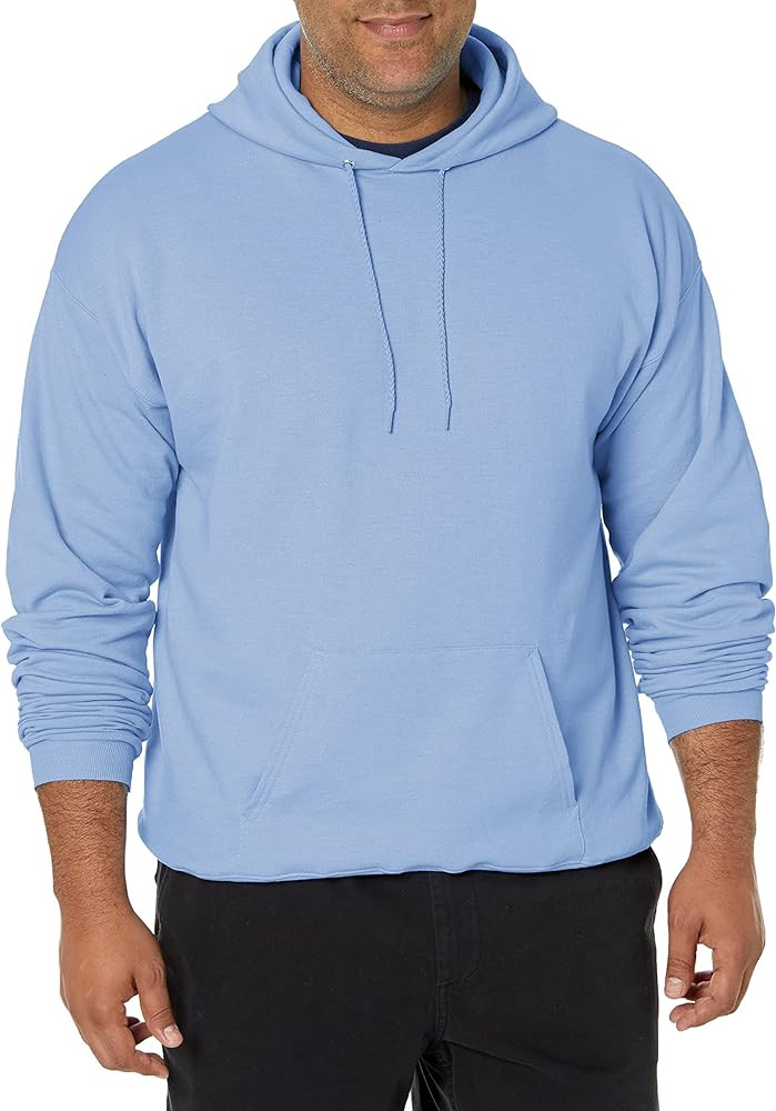 Hanes EcoSmart Hoodie, Midweight Fleece, Pullover Hooded Sweatshirt for Men | Amazon (US)