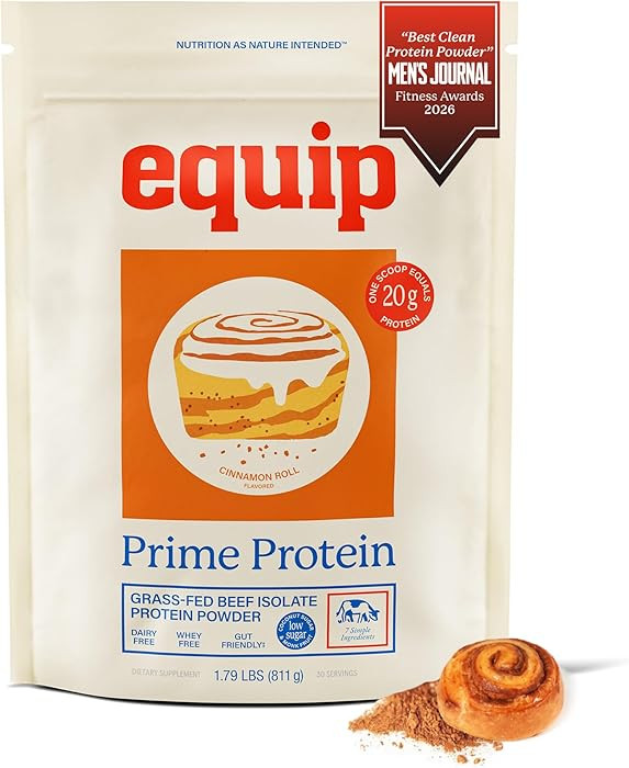 Equip Foods Prime Protein Powder | Clean, Grass Fed Beef Protein Powder for Women & Men | Carnivo... | Amazon (US)