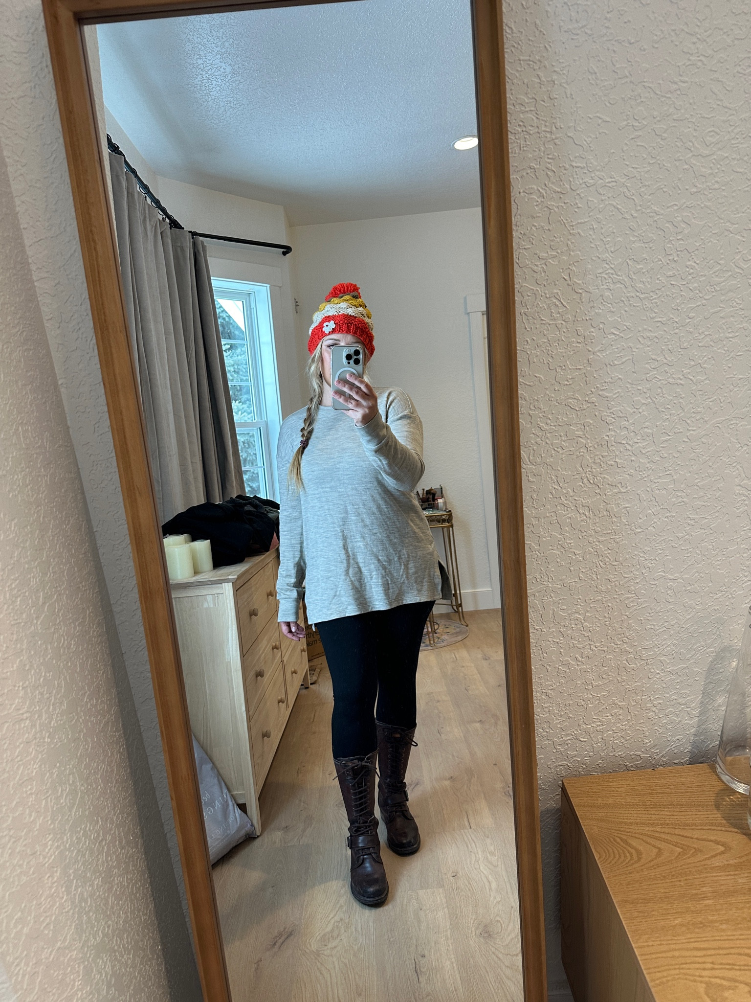 Wearing these wool leggings and boots on repeat! ✨

#LTKstyletip #LTKSeasonal #LTKmidsize