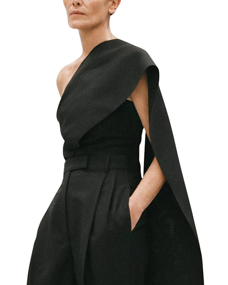ROHE One Shoulder Cape Top | Bloomingdale's (US)