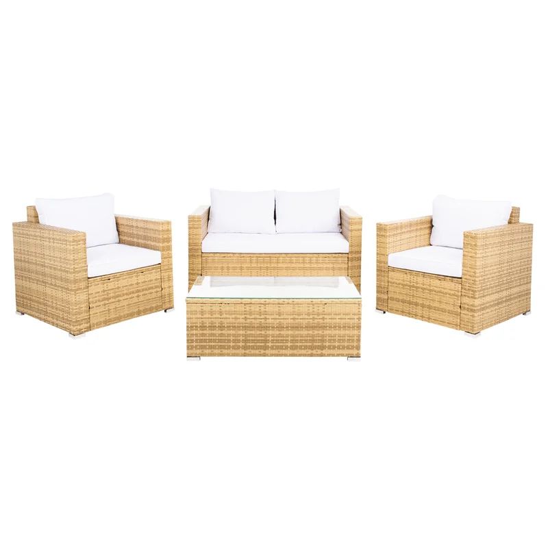 Hardesty 4 - Person Outdoor Seating Group with Cushions | Wayfair North America