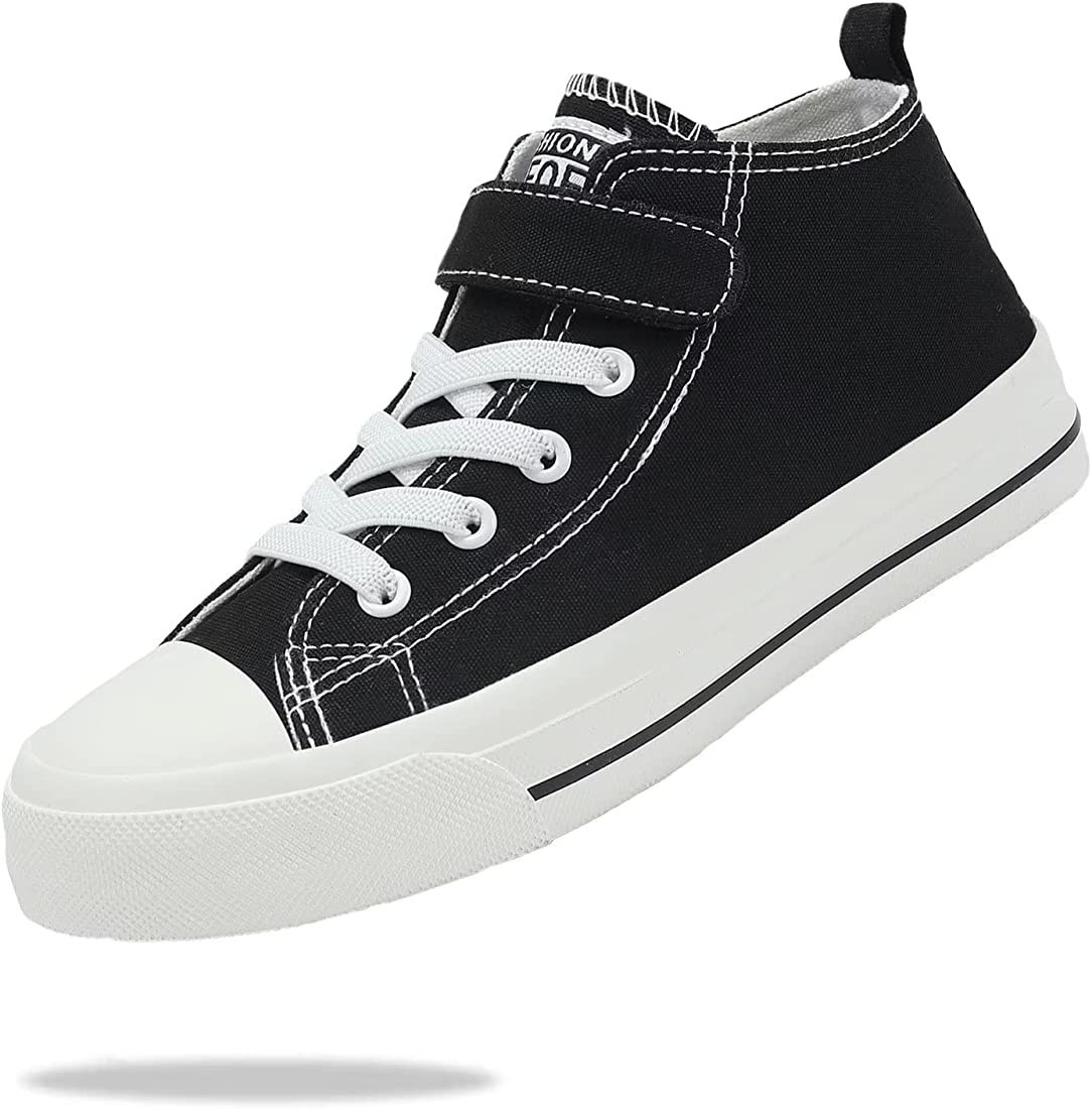 Fefoe Kid Shoes for Boys Girls Canvas Lightweight Shoes Athletic Running Classic Adjustable Strap... | Amazon (US)