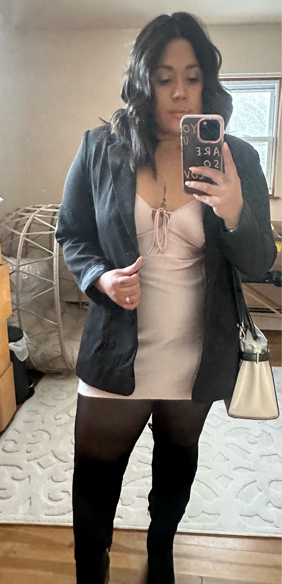 blazer, slip dress, date night, valentine's day, winter outfit

#LTKmidsize #LTKstyletip #LTKfindsunder100