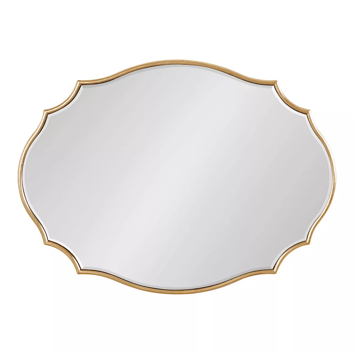 Kate and Laurel Leanna Scalloped Oval Wall Mirror | Kohl's