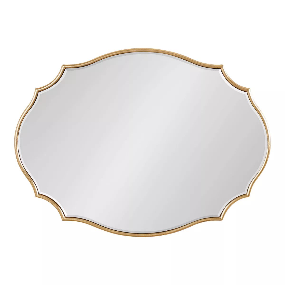 Kate and Laurel Leanna Scalloped Oval Wall Mirror | Kohl's