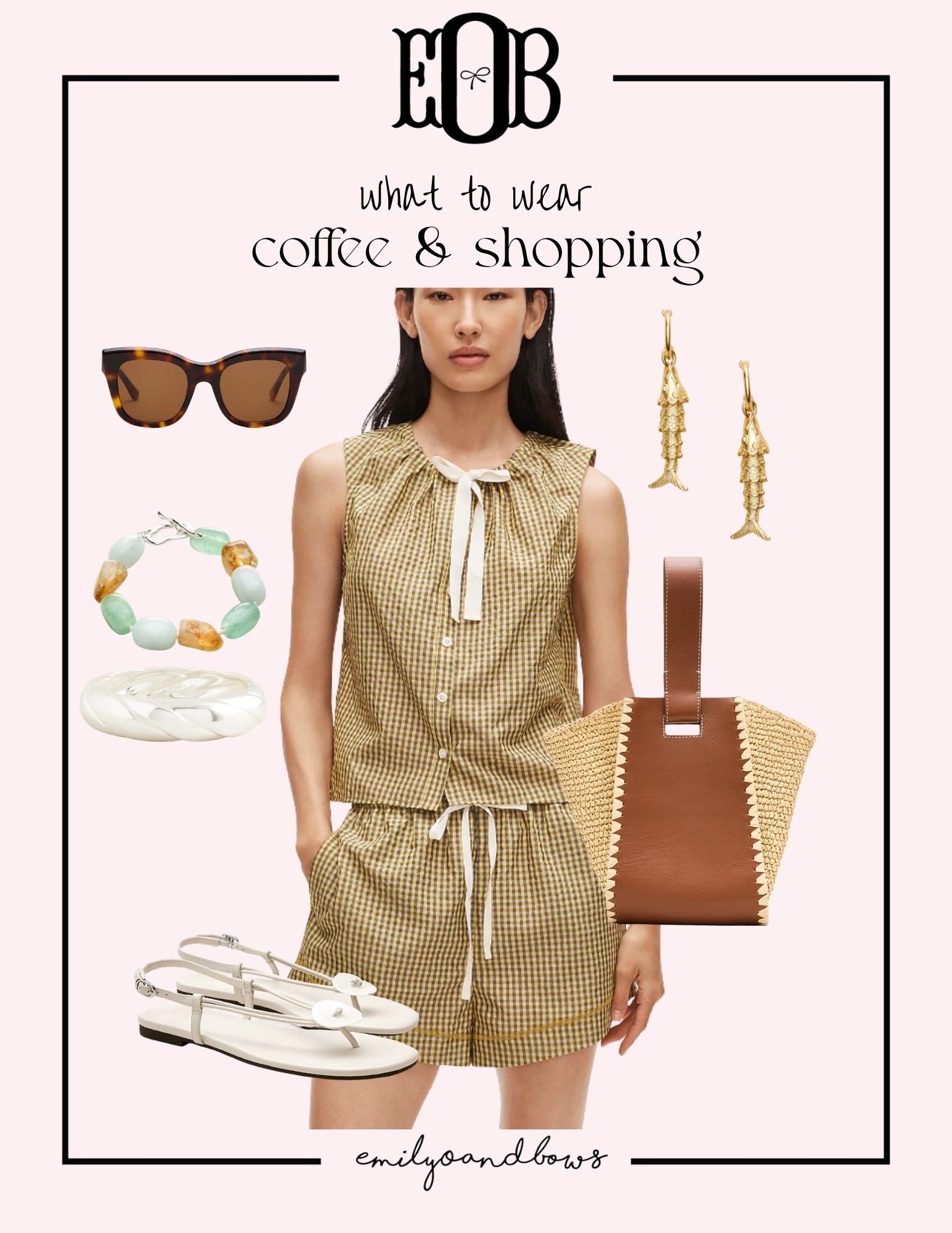 What to wear to coffee and shopping this summer! ☕️