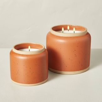 Harvest Spice Speckled Ceramic Candle Burnt Orange - Hearth & Hand™ with Magnolia | Target