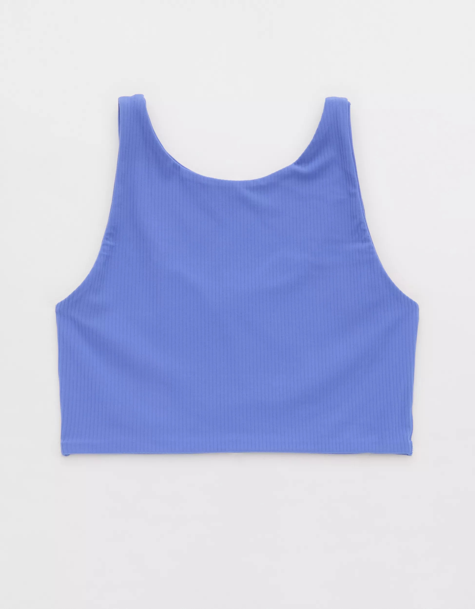 OFFLINE By Aerie Real Me XTRA Rib Switch Up High Neck Sports Bra | American Eagle Outfitters (US & CA)