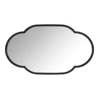 Medium Ornate Black Classic Accent Mirror (37 in. H x 21 in. W) | The Home Depot