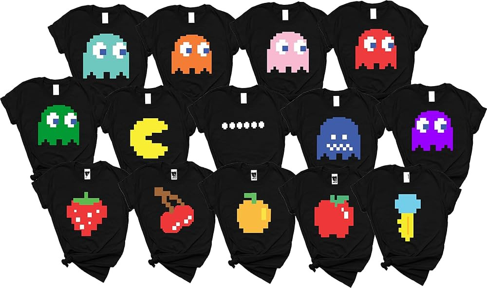 Halloween Group Pacman shirt school, family Halloween shirts | Amazon (US)