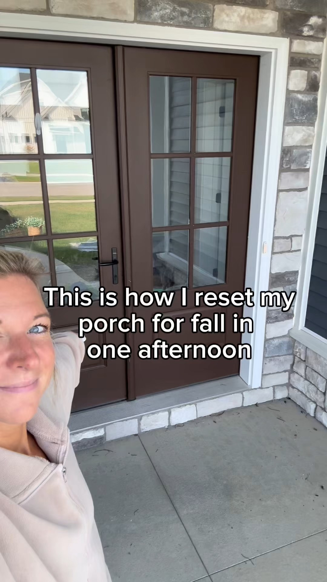 🍂✨ Fresh season, fresh porch! ✨🍂 I gave our porch the simplest clean + cozy refresh to welcome fall — nothing fancy, just a few quick swaps that make it feel so warm and inviting. 

#fall #falldecor #frontporch #deepclean #cleanwithme #fallreset #cleaningmotivation

#LTKHome #LTKFamily #LTKSeasonal