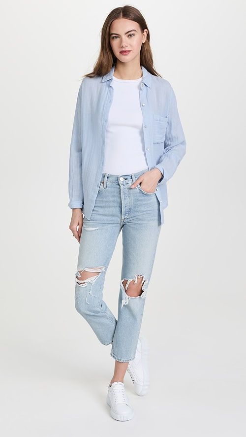 Charlotte Crop High Rise Straight Jeans | Shopbop