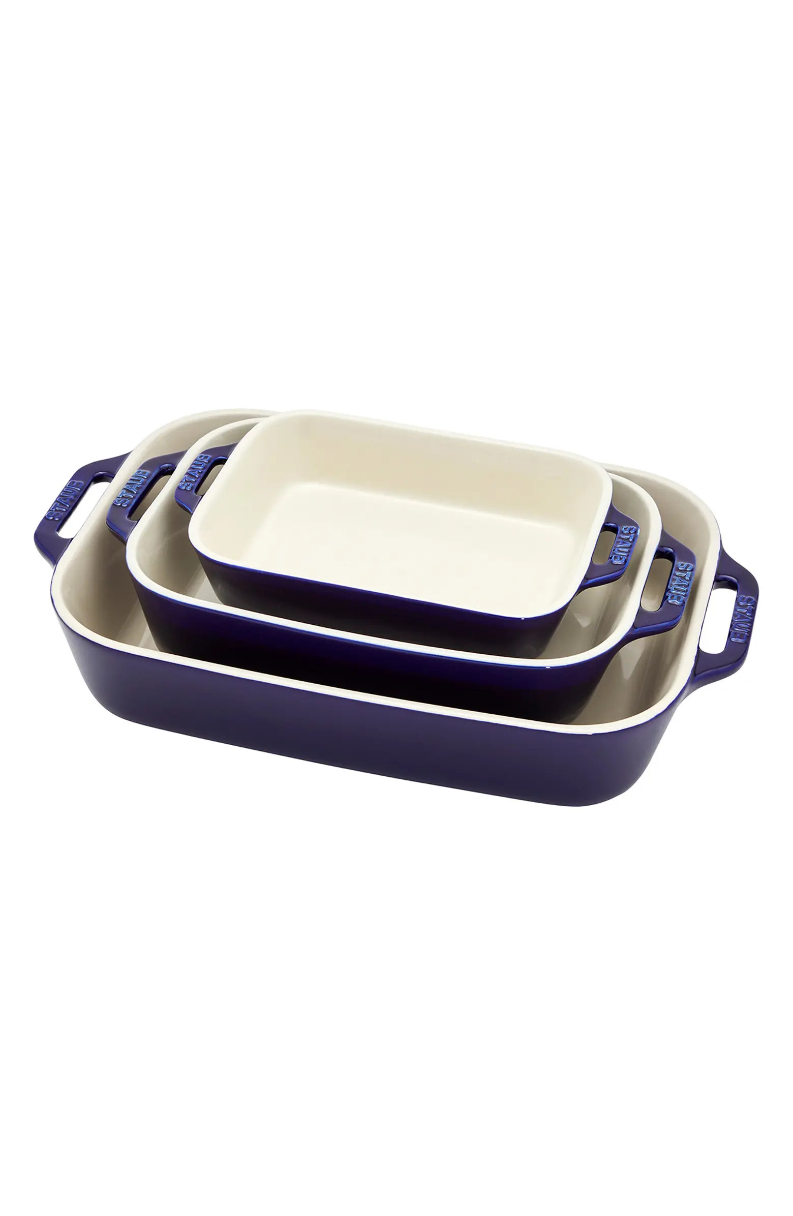 Staub 3-Piece Ceramic Rectangular Baking Dishes | Nordstrom | Nordstrom