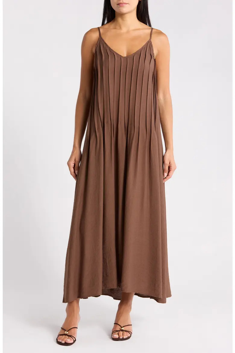 Pleated Maxi Sundress (Women) | Nordstromrack | Nordstrom Rack