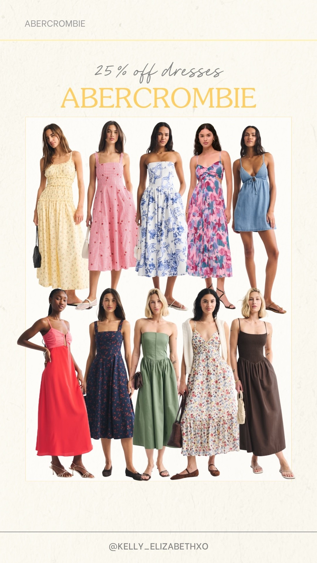 Abercrombie SALE: 25% off dresses!!

#LTKSpringSale #LTKSaleAlert #LTKSeasonal