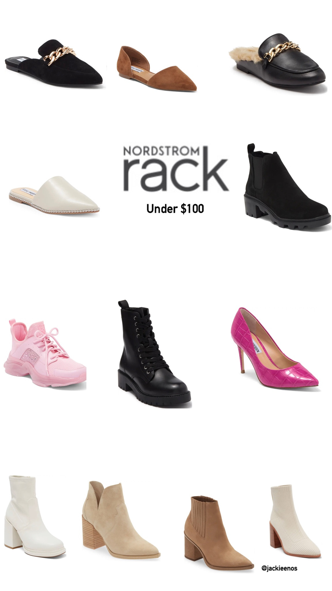 Under $100 Steve Madden boots booties mules and dress heels 

#LTKshoecrush #LTKunder100 #LTKfit