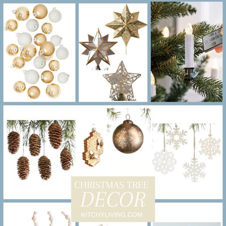 Christmas Tree Decor Roundup: I have yet to put up my Christmas tree this year because we always get a real tree but here are a few of my staples for decking our tree every year! 

#LTKSeasonal #LTKhome #LTKHoliday