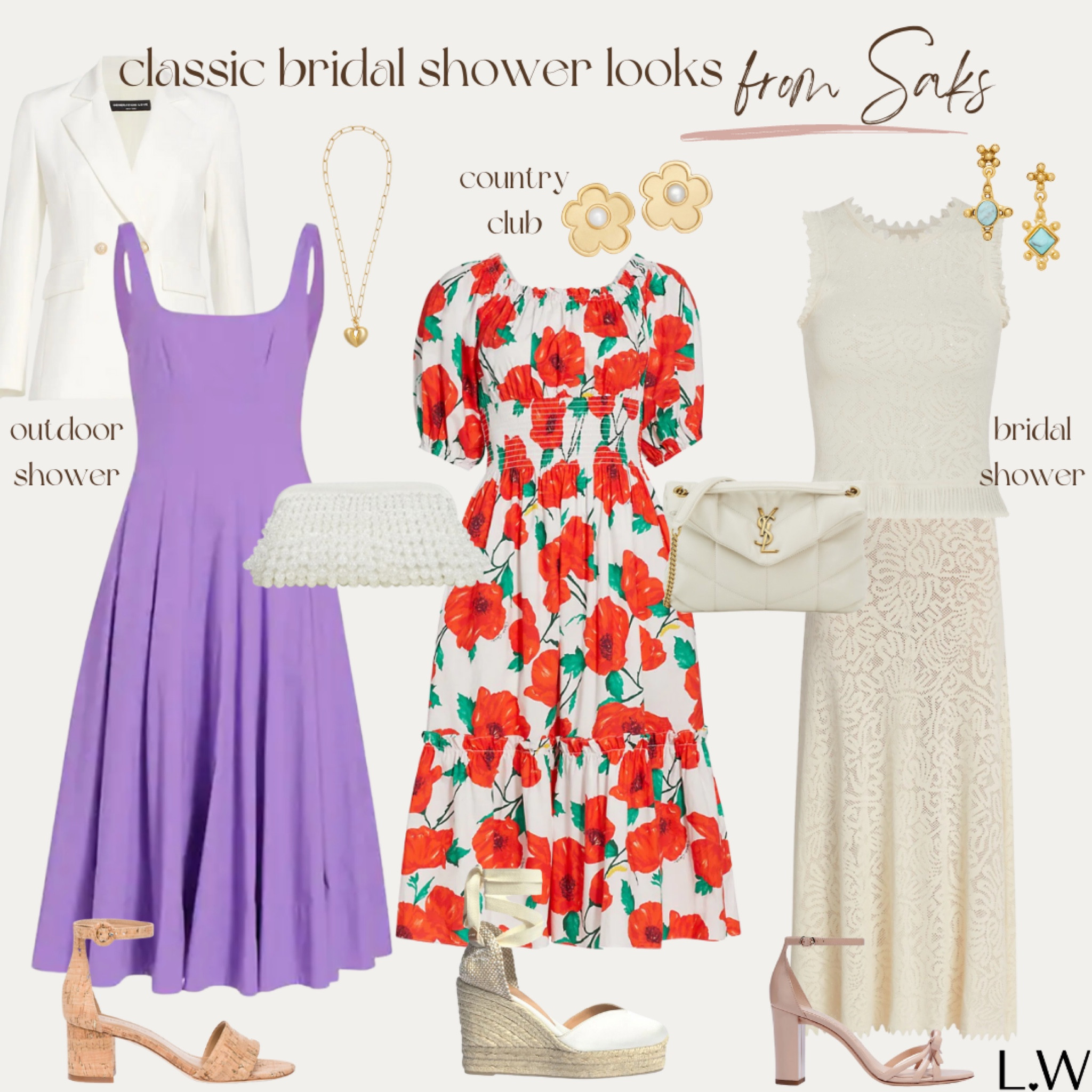 Whether the bride or the guest, let me help you find the perfect outfit for your next bridal shower from Saks!
@saks #sakspartner

#LTKSeasonal #LTKshoecrush #LTKwedding