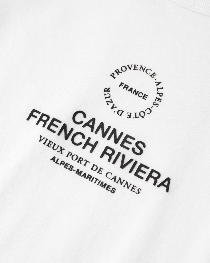 Short-Sleeve Graphic Skimming Tee | Abercrombie & Fitch (US)